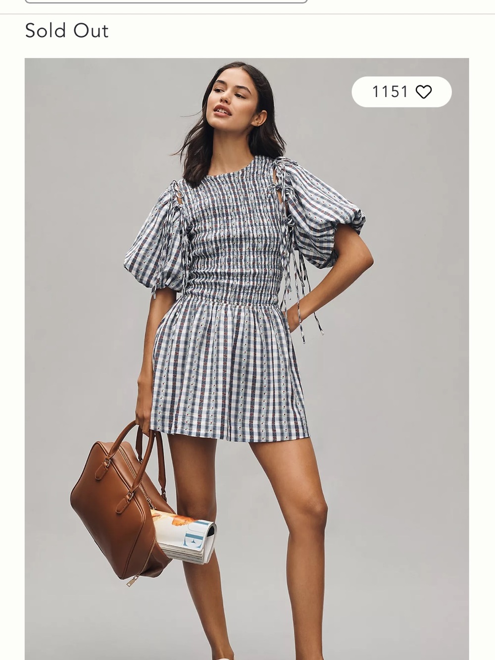 Damson Madder Becca Removable-Sleeve Bubble Mini Dress